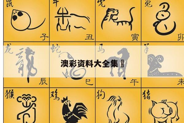 澳彩资料大全集	